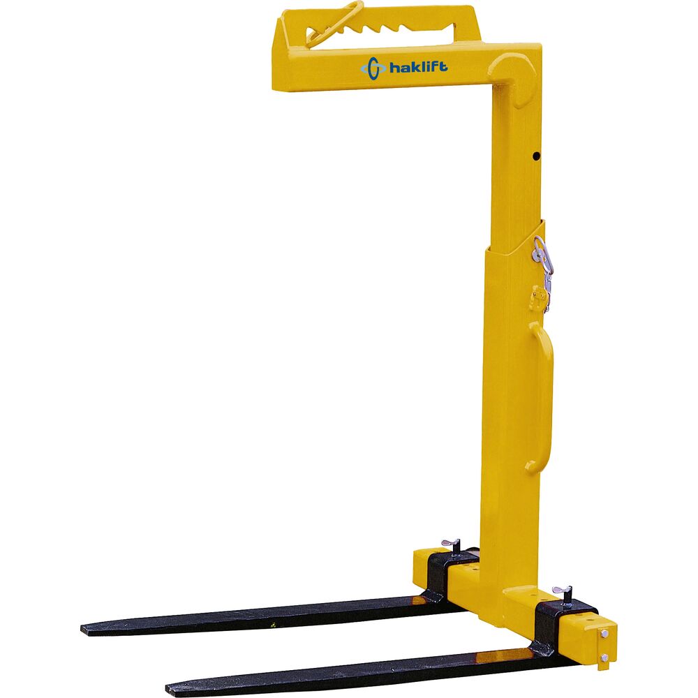 Crane forks with manual adjustment Haklift